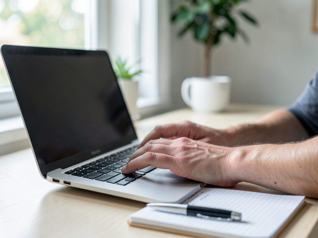Premier message sur une plateforme juridique